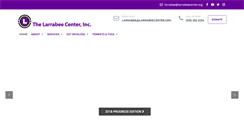Desktop Screenshot of larrabeecenter.org